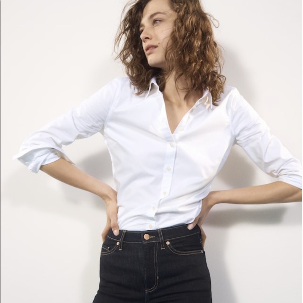 NWT Banana Republic White Tailored Fit Shirt